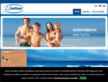 Tablet Screenshot of hotel.baltour.it